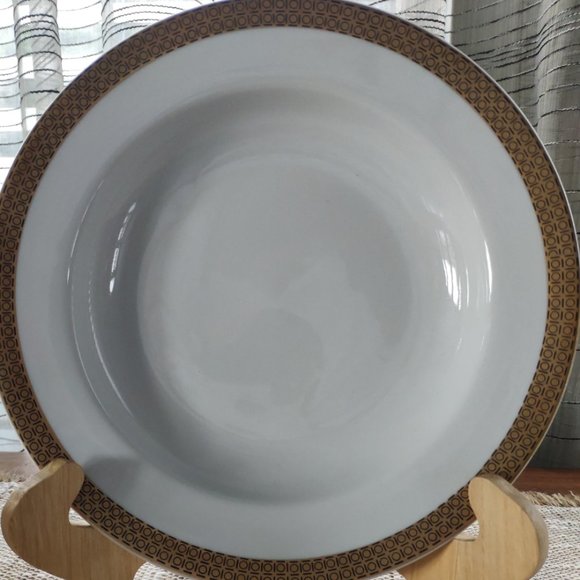 VTG Favolina 6 Gold Gilded Pattern Bowl, Poland - Picture 2 of 11